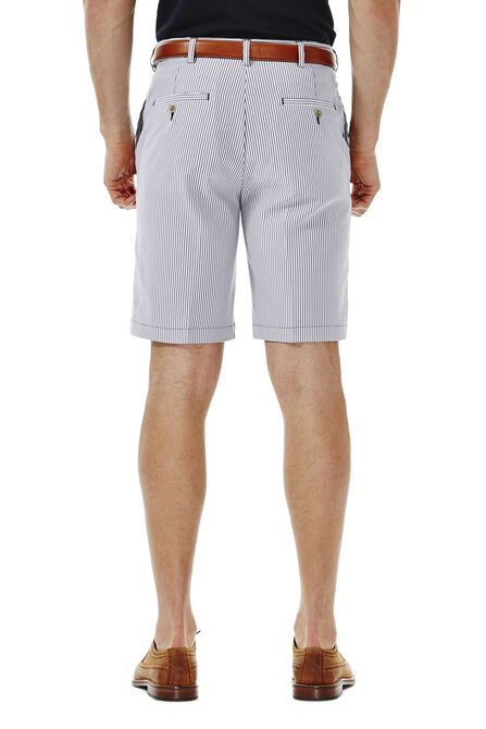 Cool 18&reg; Seersucker Stripe Short, Dark Navy view# 3