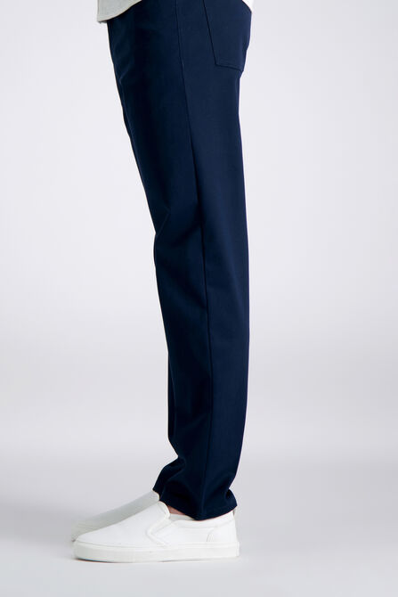 Iron Free Premium Solid 5-Pocket Pant, Dark Navy view# 3