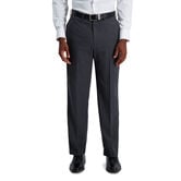 Premium Comfort Dress Pant - Tonal Glen Plaid, Black / Charcoal view# 1