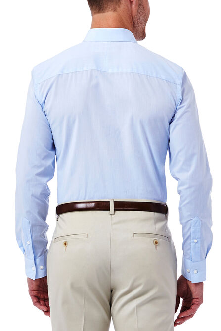 Solid Oxford Dress Shirt, Light Blue view# 3