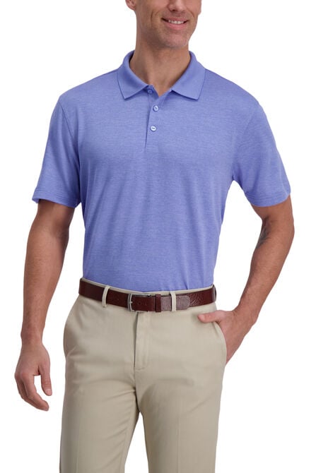 Cool 18&reg; Pro Textured Golf Polo, Wedgewood view# 1