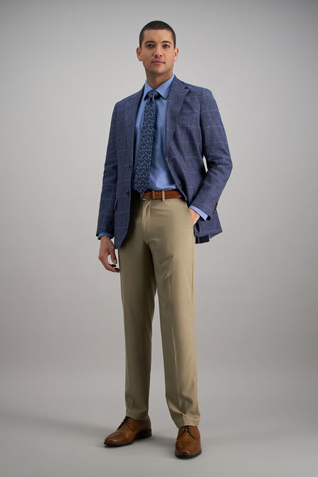 Premium Comfort Dress Pant, Khaki view# 3