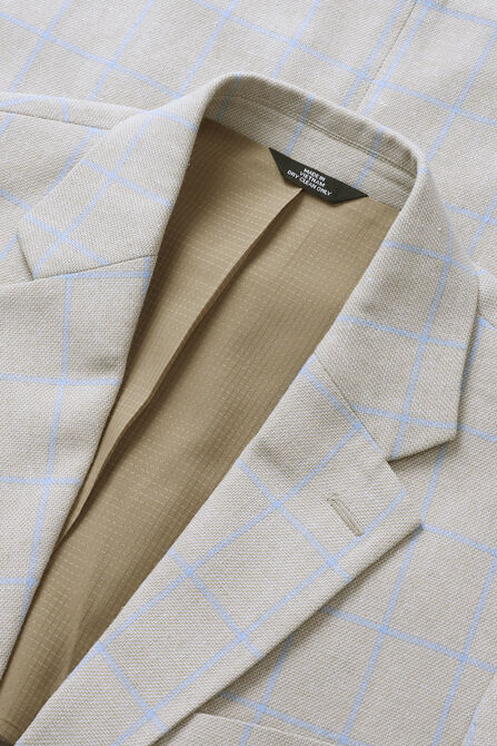 J.M. Haggar Premium Windowpane Blazer, Euro Blue view# 4