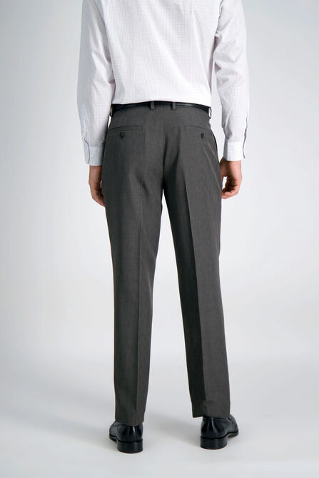 Travel Performance Suit Separates Pant, Brown Heather view# 3