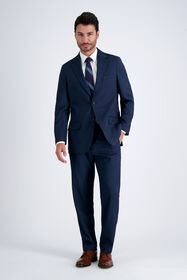 J.M. Haggar Prominent Twill Suit Jacket, Navy, hi-res