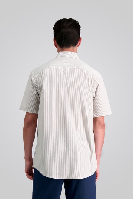 Plaid Button Down Shirt, Khaki view# 2