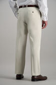 J.M. Haggar Premium Stretch Suit Pant - Flat Front, Natural view# 4