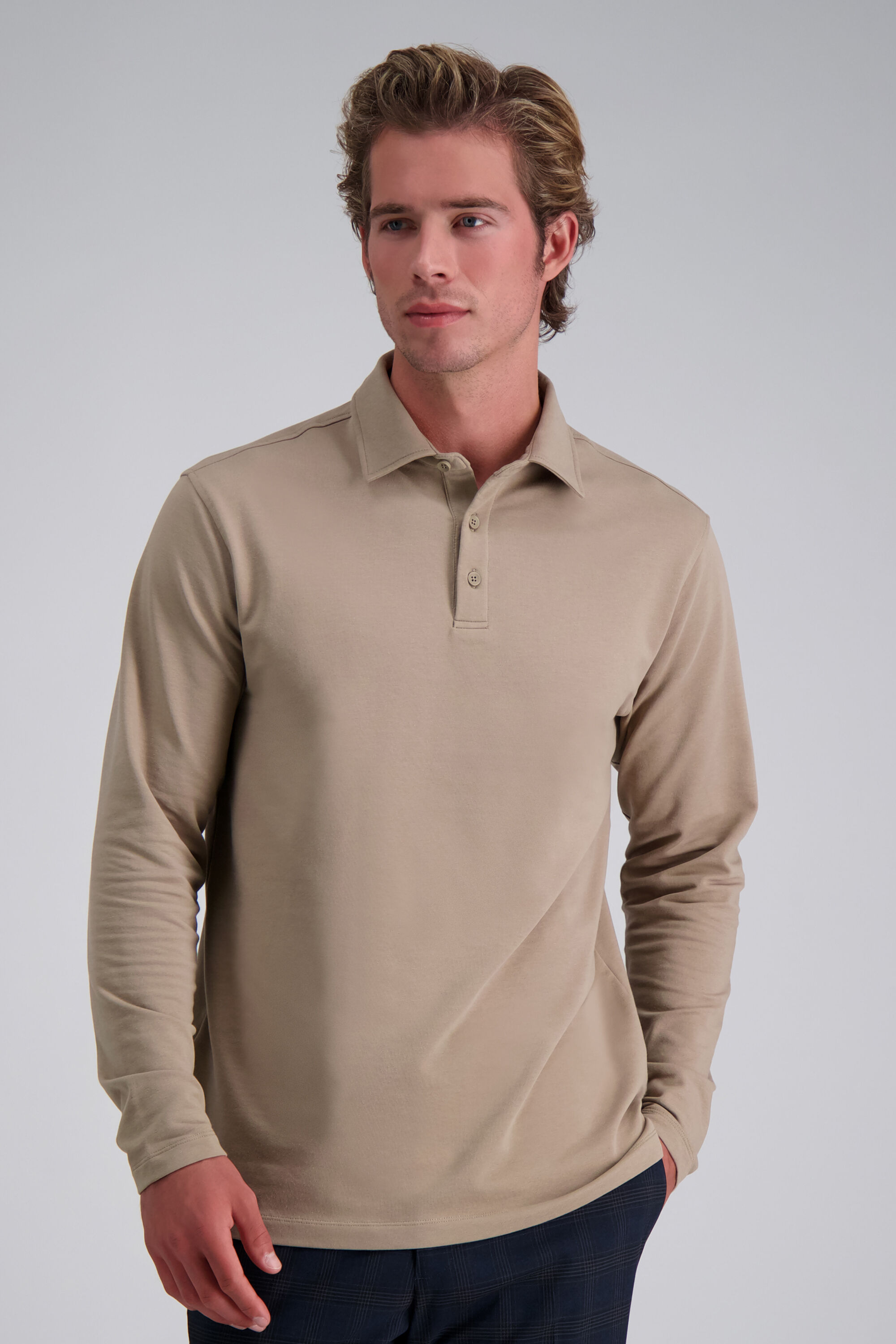French Terry Polo Shirt