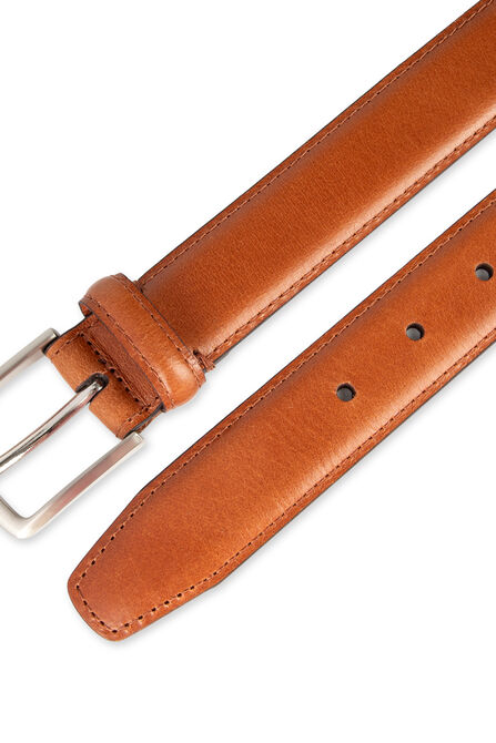 32mm Feather Edge Belt, COGNAC view# 3