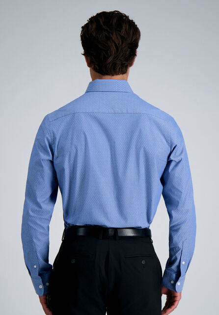 Premium Comfort Dress Shirt - Blue Dobby, Cobalt