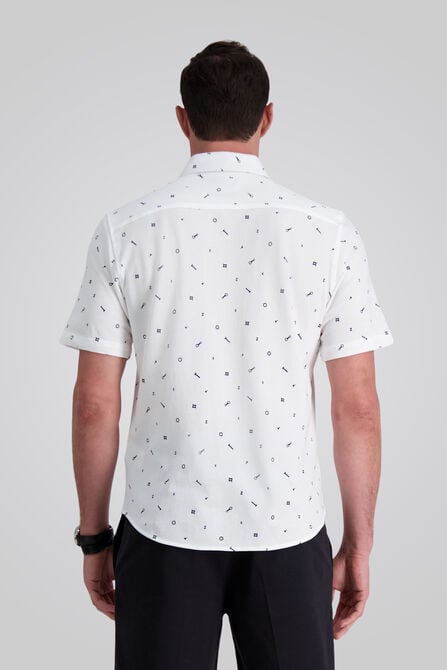 Short Sleeve Pique Shirt, White view# 2
