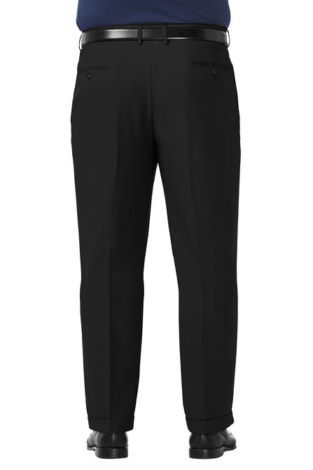 Big &amp; Tall Premium Comfort Dress Pant, Black view# 3