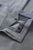 J.M. Haggar Micro Houndstooth Suit Pant, Med Grey view# 6