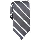 Brogan Stripe Tie, Graphite view# 1