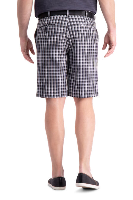 Cool 18&reg; Pro Heather Check Short, Black view# 3