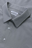 Big Smart Wash&reg; Dress Shirt - Medium Grey Grid, Medium Grey view# 4
