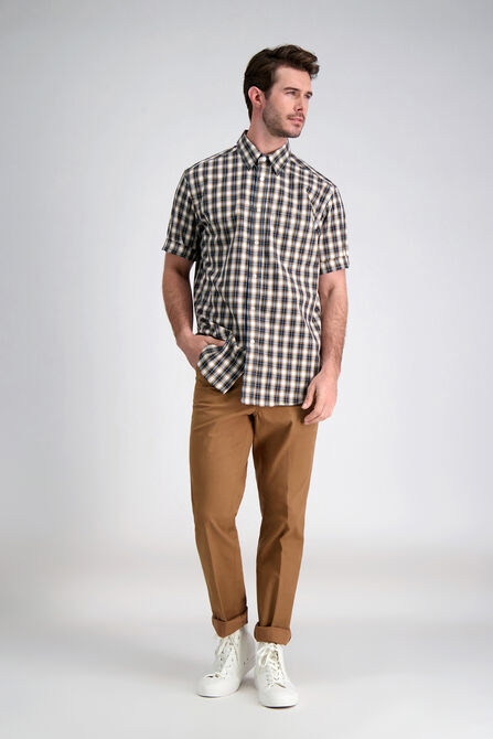 Life Khaki&trade; Plaid Shirt, Black view# 3