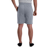 Textured Fleece Lounge Short , Light Grey view# 3