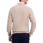 Chevron Texture Sweater, Khaki view# 2