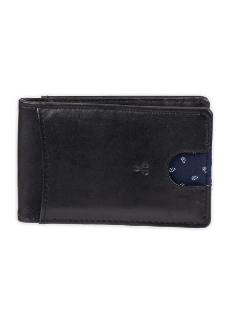 RFID Bifold Wallet with Removable Money Clip - Best Dad Ever Engraving, Black