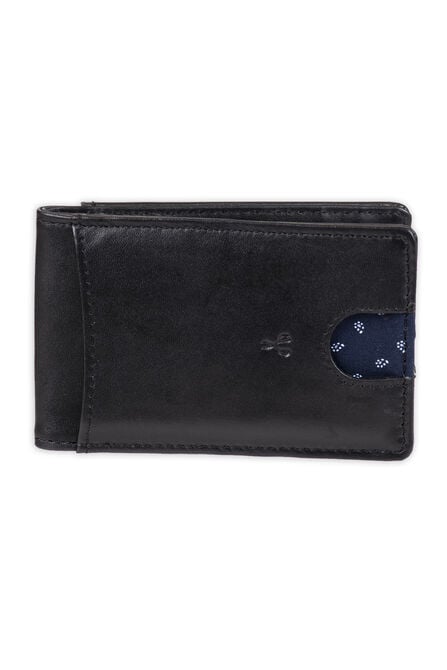 RFID Bifold Wallet with Removable Money Clip - Best Dad Ever Engraving, Black view# 1