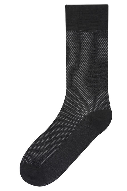 Small Dot Dress Socks, Black view# 1