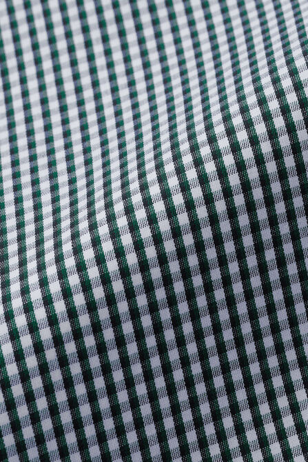 Premium Comfort Dress Shirt - Dark Green Plaid,  view# 6