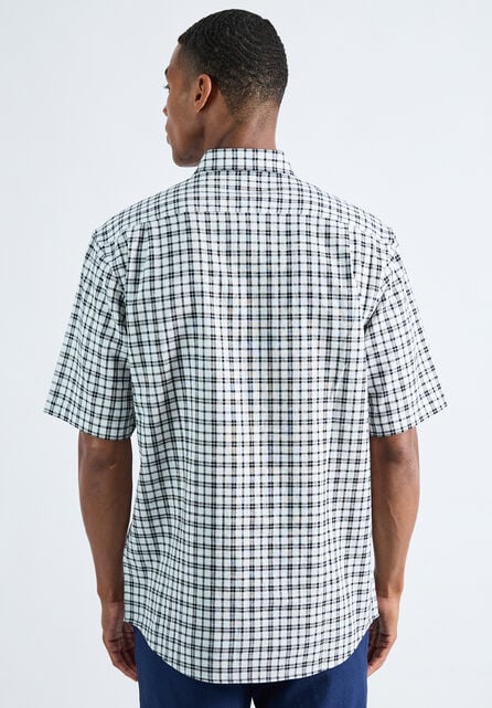 Life Khaki&trade; Short Sleeve Button-Down Linen Shirt, White