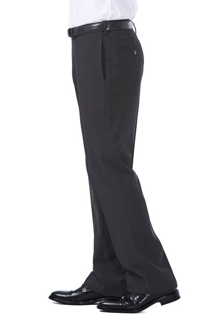 Big &amp; Tall E-CLO&trade; Tonal Plaid Dress Pant, Black / Charcoal view# 2