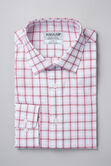 Premium Comfort Dress Shirt -  Light Grey Plaid, Grey view# 1