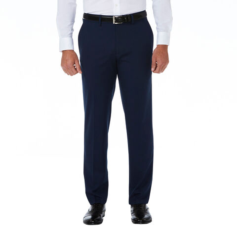 J.M. Haggar Premium Stretch Shadow Check Suit Pant, BLUE