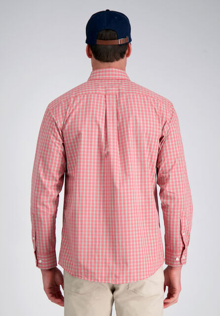 Life Khaki&trade; Long Sleeve Poplin Shirt, Red Rock