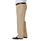 Big &amp; Tall Performance Microfiber Slacks, Tan view# 2