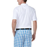 Solid Waffle Polo, White view# 2