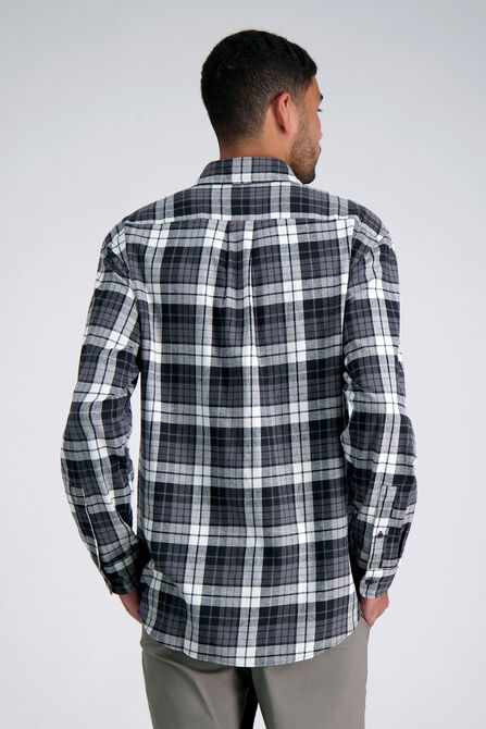 Long Sleeve Flannel Plaid Shirt,  view# 2
