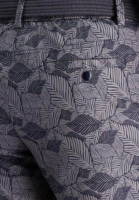 The Active Series&trade; Hybrid Leaves Print 9.5-inch Short, Grey