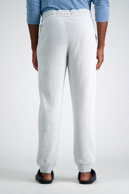 Textured Fleece Jogger Sweatpant, Light Grey view# 4