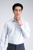 Premium Comfort Dress Shirt -  White &amp; Blue Stripe,  White view# 1