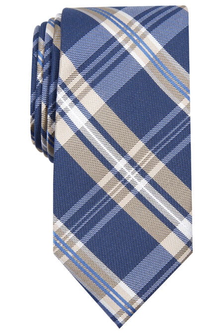 Sewell Plaid Tie, Khaki view# 1