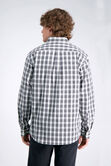 Long Sleeve Poplin Shirt, Dark Grey view# 2