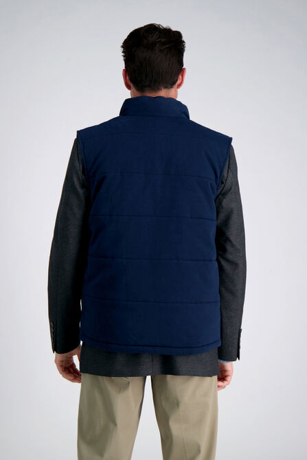 Puffer Vest - Moleskin, Navy view# 2