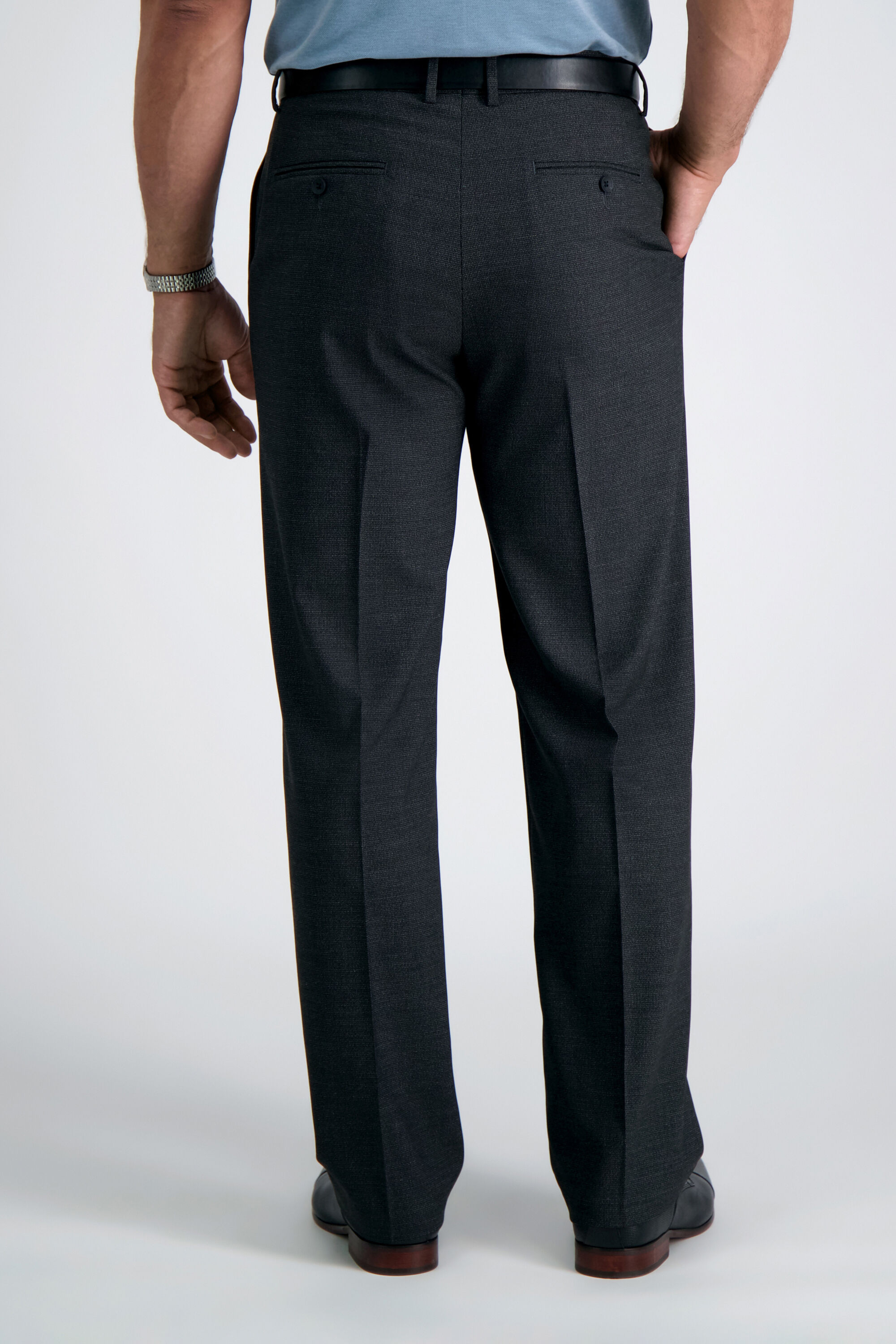 Haggar denim slacks clearance