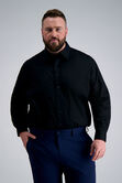 Premium Comfort Big Dress Shirt - Black, Black view# 1