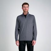 The Active Series&trade; Quarter Zip Heather Jersey, Charcoal Htr view# 1