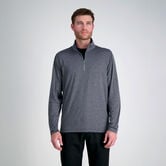 The Active Series&trade; Quarter Zip Heather Jersey, Charcoal Heather view# 1