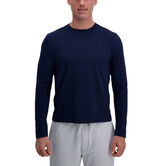 Jaspe Long Sleeve Crewneck Tee, Dark Navy view# 1