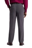 J.M. Haggar Premium Stretch Suit Pant -Diamond Weave, Dark Grey view# 3