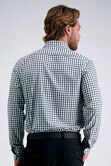 Smart Wash&trade; Dress Shirt - Black Check, Black / Charcoal view# 2