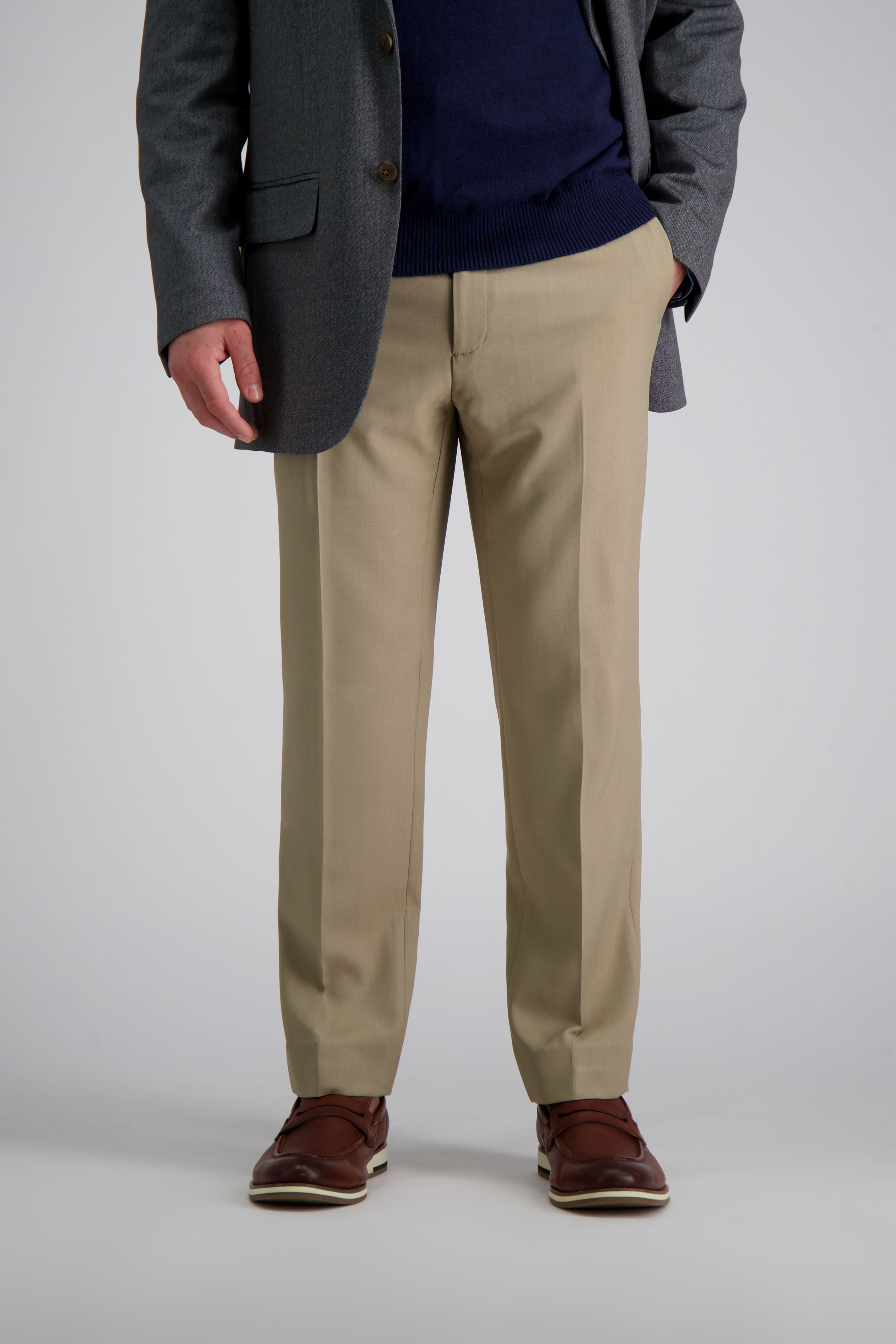 Slim fit khaki dress pants cheap