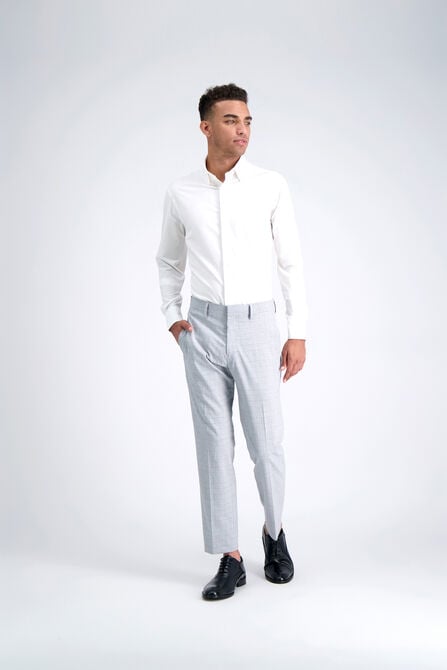 Smart Wash&reg; Dress Shirt - White,  view# 3
